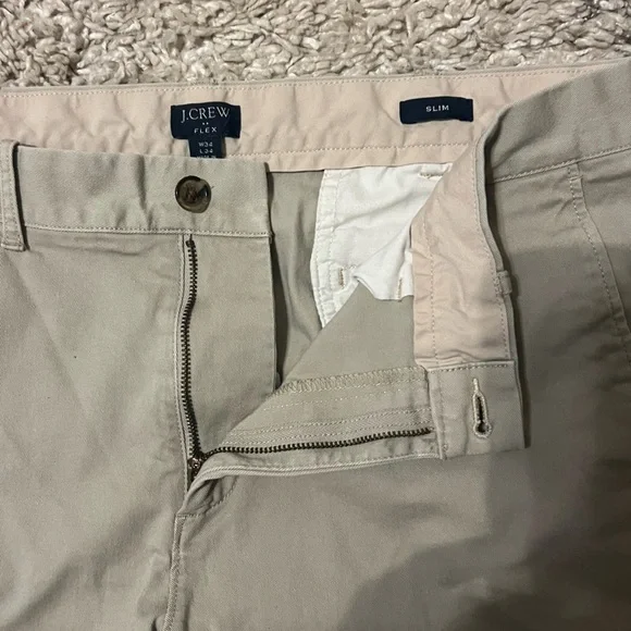 JCrew Slim fit khakis size 34X34 (SKU P201) - Picture 7 of 8
